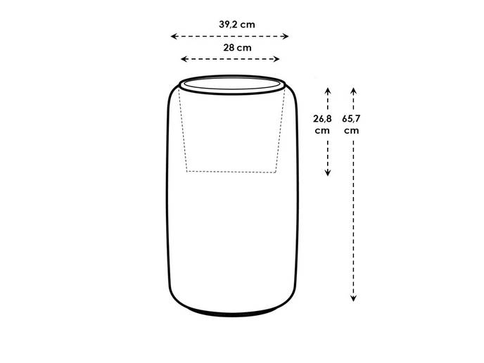 amber beads large 40cm bianco lino